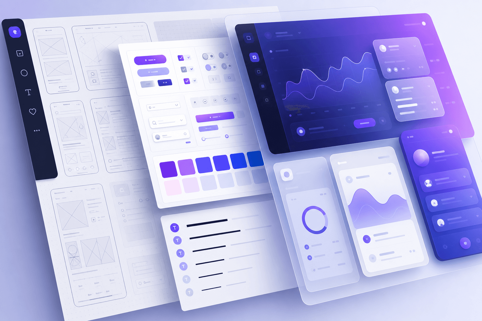 UI/UX design illustration